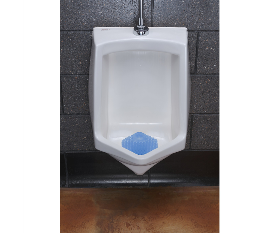 Fresh Products Wave 3D Blue Urinal Screen (7 in. x 6.5 in. x .67 in., 10/Box, 6 Boxes/Case)